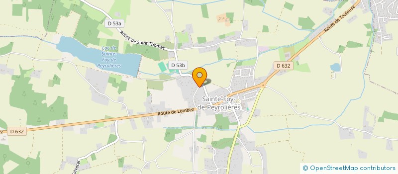 localisation de l'entreprise EDUCAR à SAINTE-FOY-DE-PEYROLIERES
