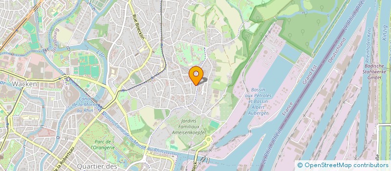 localisation de l'entreprise EDUCARE à STRASBOURG