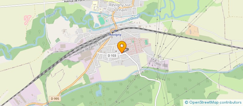 localisation de l'entreprise EDUCARIS à REVIGNY-SUR-ORNAIN