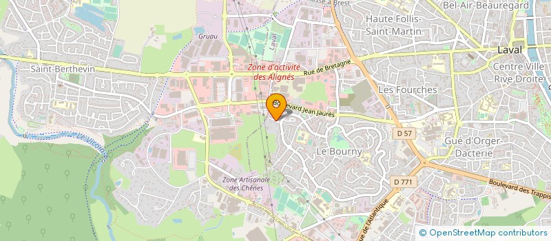 localisation de l'entreprise EDUCART à LAVAL