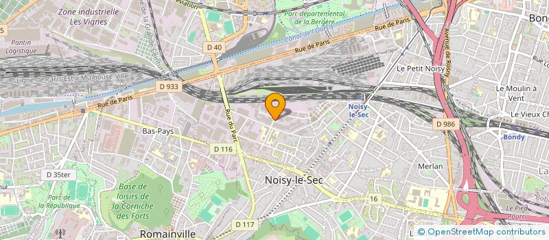 localisation de l'entreprise EDUCASER à NOISY-LE-SEC