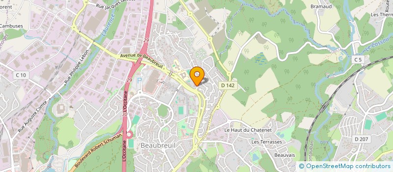 localisation de l'entreprise EDUCAT LOISIRS PERI-SCOLAIRES à LIMOGES