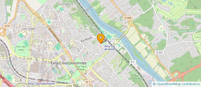 localisation de l'entreprise EDUCATERRA  EVRY-COURCOURONNES