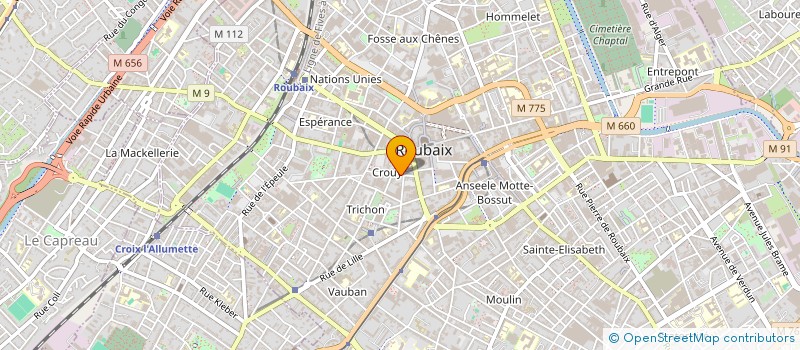 localisation de l'entreprise EDUCATION AGAINST HARASSMENT  ROUBAIX