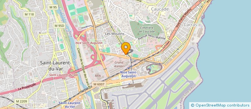 localisation de l'entreprise EDUCATION CITOYENNETE ET DIVERSITE à NICE
