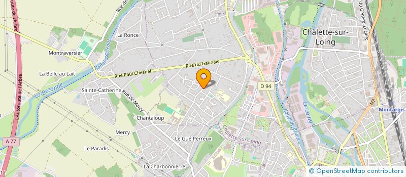 localisation de l'entreprise EDUCATION CONSEIL ECHANGE ET SOLIDARITE (ECES) à CHALETTE-SUR-LOING