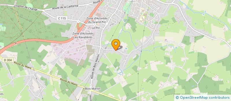 localisation de l'entreprise EDUCATION DES CHIENS ACTIFS ET VISITEURS (ECAV)  CHANGE