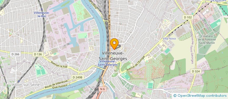 localisation de l'entreprise EDUCATION ET CULTURE VILLENEUVE (ECV)  VILLENEUVE-SAINT-GEORGES