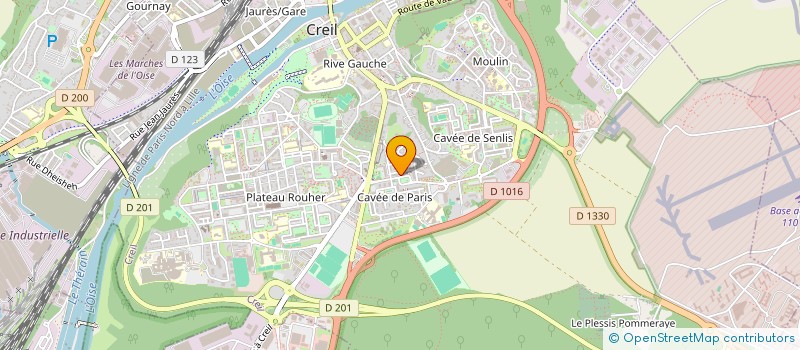 localisation de l'entreprise EDUCATION ET DEVOIRS  CREIL