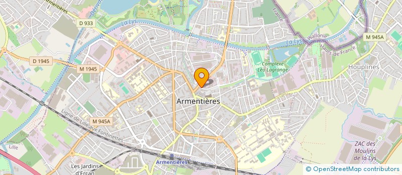 localisation de l'entreprise EDUCATION ET FORMATION A LA SECURITE ROUTIERE  ARMENTIERES