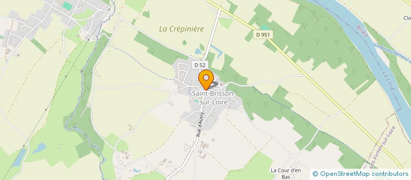 localisation de l'entreprise EDUCATION ET SPORT CANIN ST BRISSONNAIS à SAINT-BRISSON-SUR-LOIRE