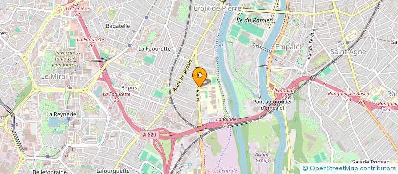 localisation de l'entreprise EDUCATION LOISIRS OUSTALOUS  TOULOUSE