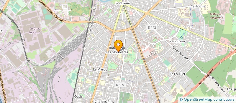 localisation de l'entreprise EDUCATION LOISIRS PARTAGE  LE MANS