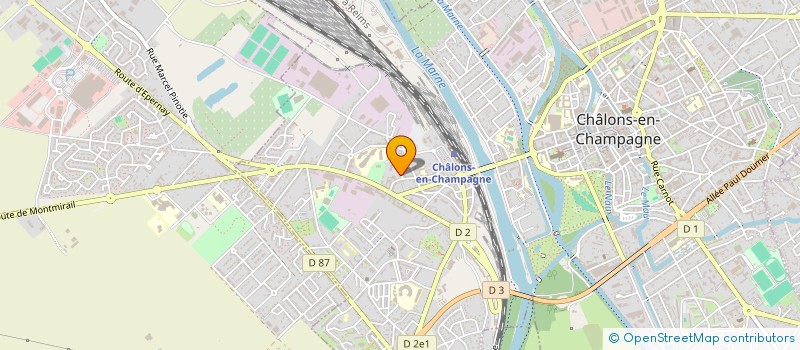 localisation de l'entreprise EDUCATION NATIONALE CHALONS  CHALONS-EN-CHAMPAGNE