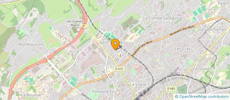 localisation de l'entreprise EDUCATION PHYSIQUE ET ARTS MARTIAUX à BESANCON