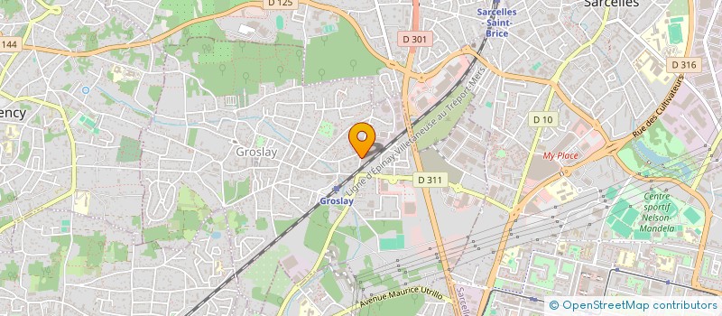localisation de l'entreprise EDUCATION PLUS à GROSLAY