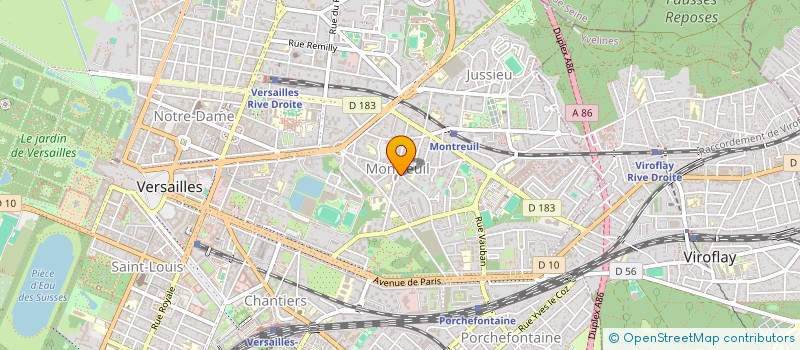 localisation de l'entreprise EDUCATION POPUL ST SYMPHORIE à VERSAILLES