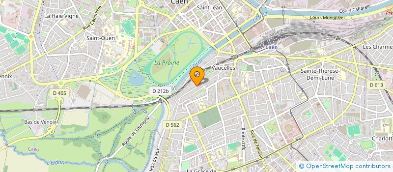localisation de l'entreprise EDUCATION SANS FRONTIERES à CAEN