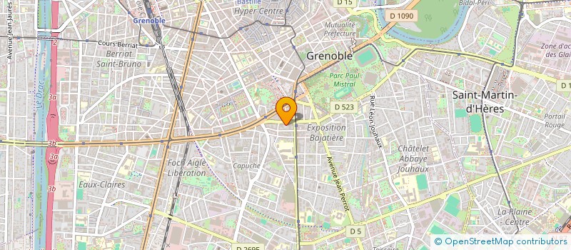 localisation de l'entreprise EDUCATION SANTE ISERE  GRENOBLE