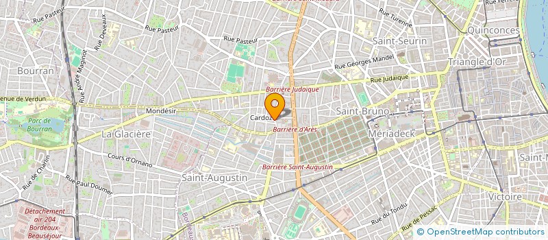 localisation de l'entreprise EDUCATIVE D INSERTION SOCIALE à BORDEAUX