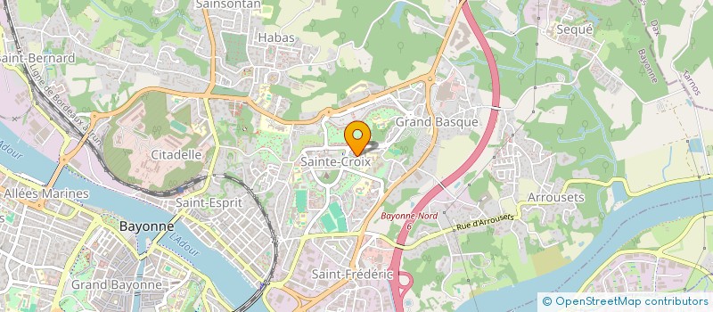 localisation de l'entreprise EDUCAZEP à BAYONNE