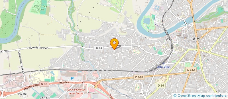 localisation de l'entreprise EDUCCHOEUR à ALBI