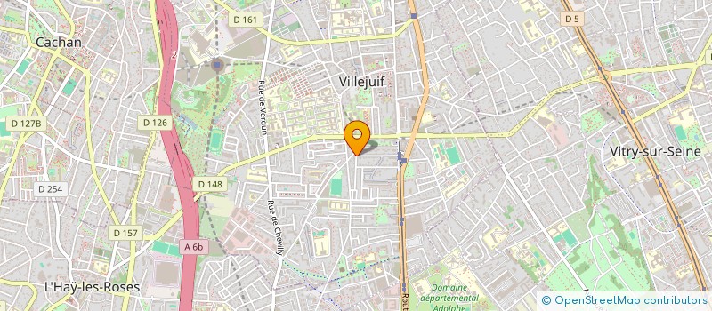 localisation de l'entreprise EDUCENTRE à VILLEJUIF