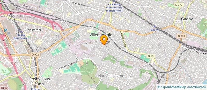 localisation de l'entreprise EDUCMEDIA à VILLEMOMBLE