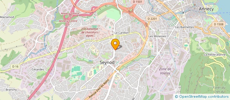 localisation de l'entreprise EDUCNATION à ANNECY