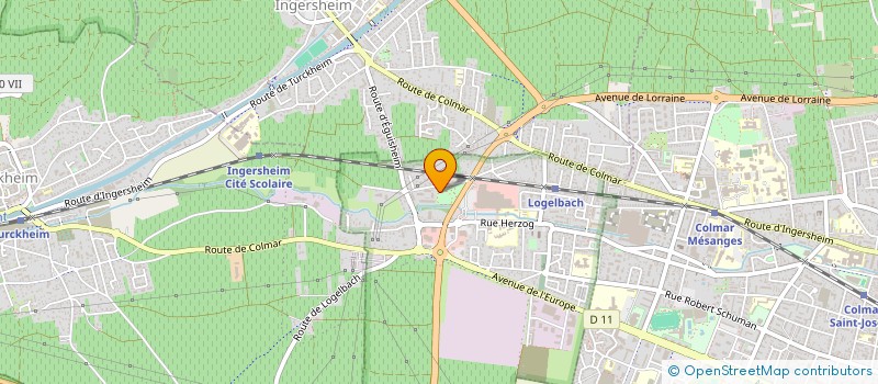 localisation de l'entreprise EDUCOEUR  WINTZENHEIM