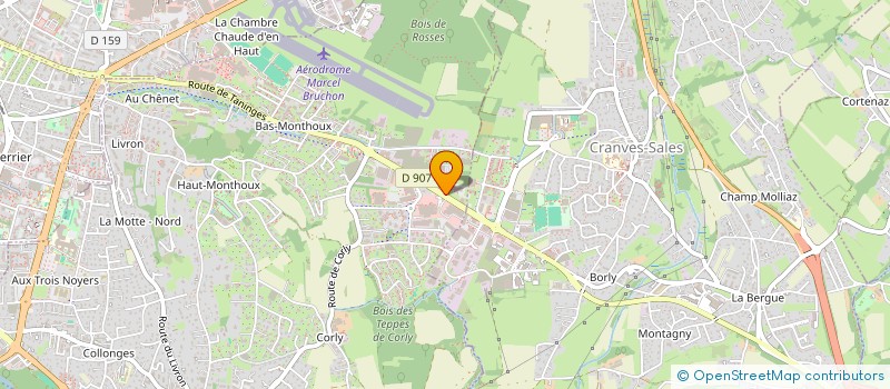 localisation de l'entreprise EDUCONFORM à VETRAZ-MONTHOUX