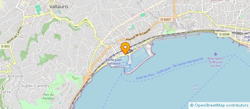 localisation de l'entreprise EDUCOOL à VALLAURIS