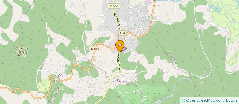 localisation de l'entreprise EDUFLARE  FAYENCE