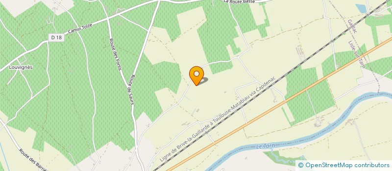 localisation de l'entreprise EDUKA-3000 TARN à LISLE-SUR-TARN