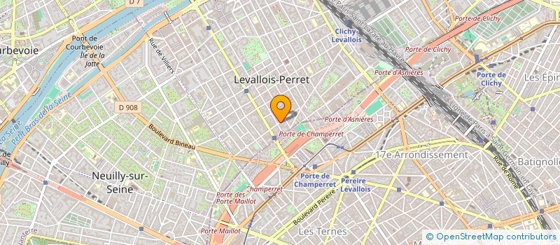 localisation de l'entreprise EDUKARD HOLDING à LEVALLOIS-PERRET