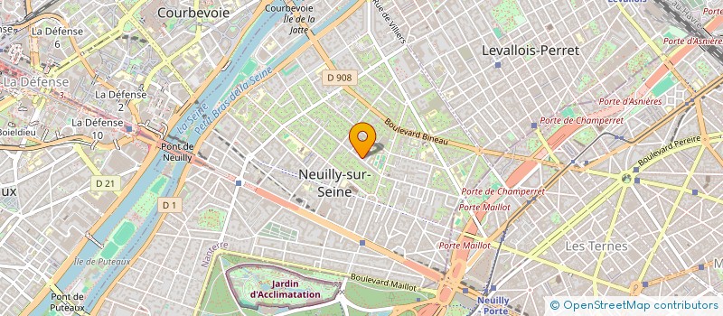 localisation de l'entreprise EDUKERA à NEUILLY-SUR-SEINE