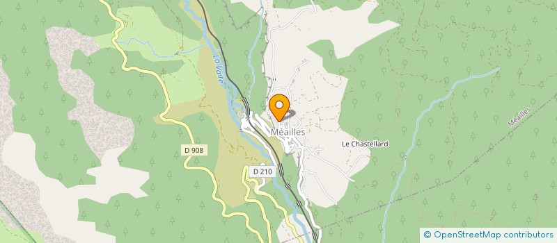 localisation de l'entreprise EDULIS  MEAILLES