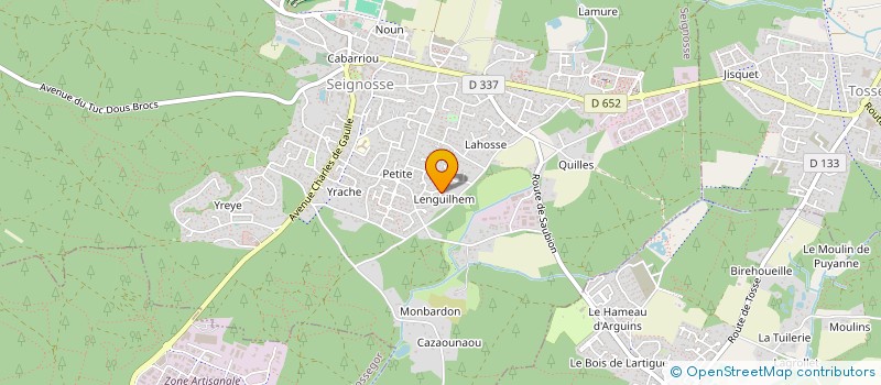 localisation de l'entreprise EDULIS  SEIGNOSSE