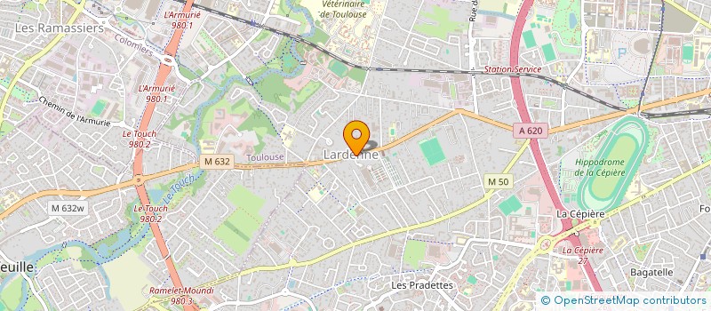 localisation de l'entreprise EDULIS INVEST 2 - MIPISE à TOULOUSE