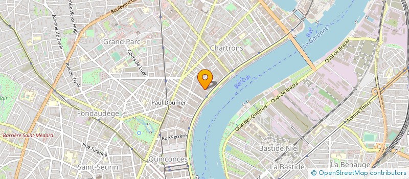 localisation de l'entreprise EDUMEDIA à BORDEAUX