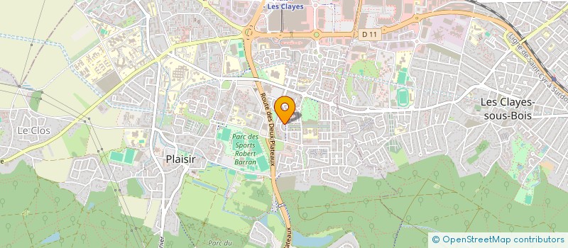 localisation de l'entreprise EDUNEST  PLAISIR