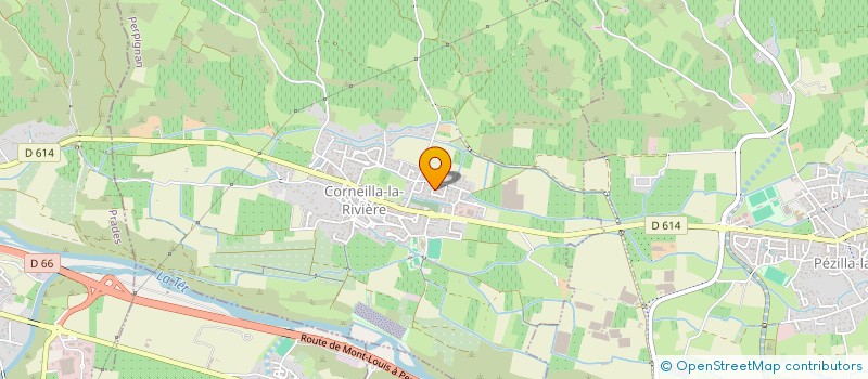 localisation de l'entreprise EDUPRO FORMATIONS  CORNEILLA-LA-RIVIERE