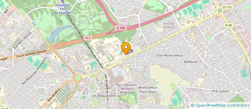 localisation de l'entreprise EDUQFORMA à VILLEPINTE