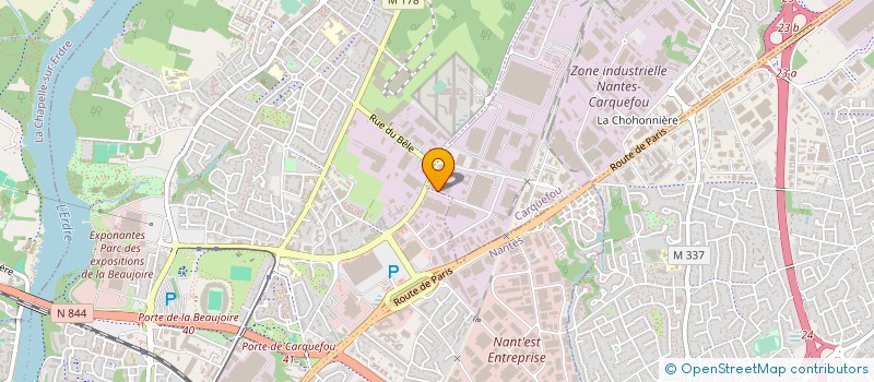 localisation de l'entreprise EDUQUATRE à THOUARE-SUR-LOIRE