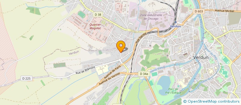 localisation de l'entreprise EDUQUER INSTRUIRE TRANSMETTRE à VERDUN