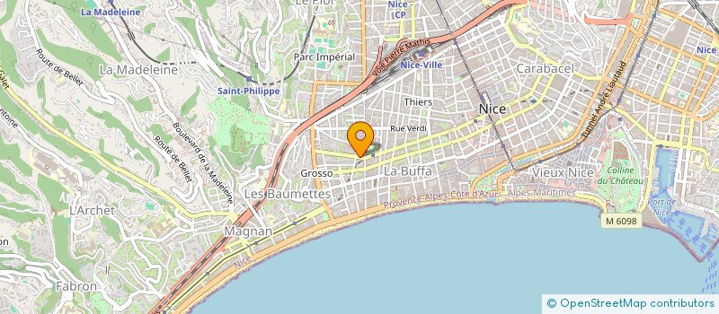 localisation de l'entreprise EDUQUER L'ESPOIR à NICE
