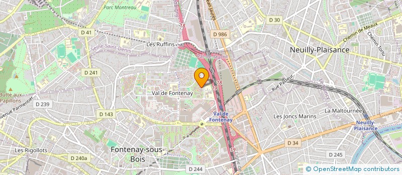 localisation de l'entreprise EDUQUER POUR L'AVENIR à FONTENAY-SOUS-BOIS