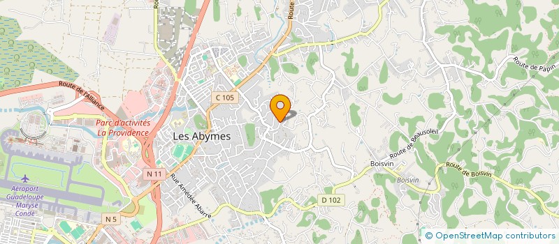 localisation de l'entreprise EDUQUIA  LES ABYMES