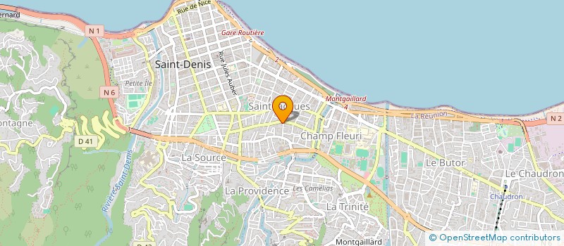 localisation de l'entreprise EDUREUNION à SAINT-DENIS