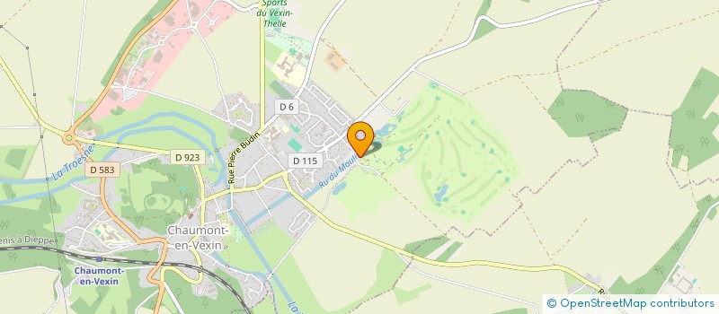 localisation de l'entreprise EDUSAS  CHAUMONT-EN-VEXIN